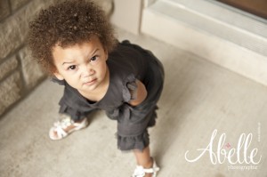 Cute child portrait shot by Abelle