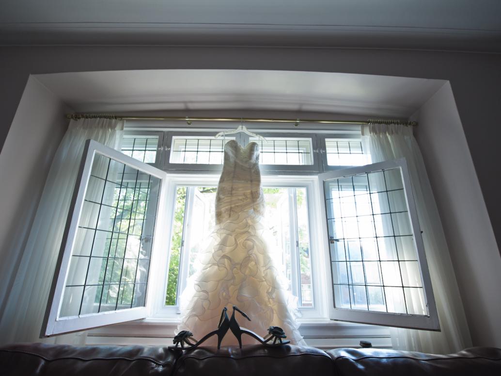 Photograph of wedding dress