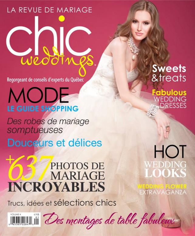 Abelle photographie is featured in Mariage Chic magazine
