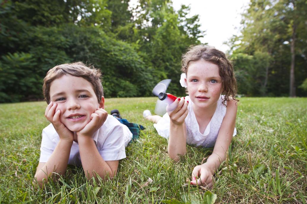 Children: Wide angle shot