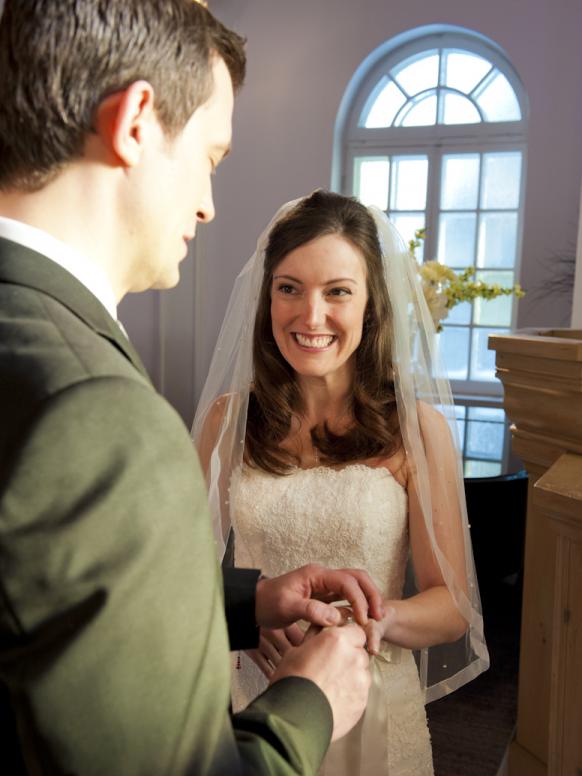 exchanging wedding rings